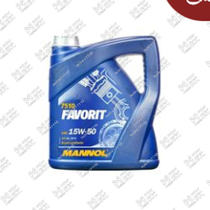 
مانول فيفوريت 7000 كم 4 لتر 15W50 API SL/CF-4