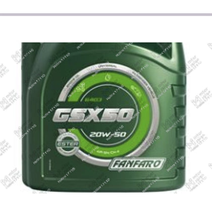 زيت موتور GSX50 فانفارو 4 لتر 5000 كم API SN/CH4 20W50