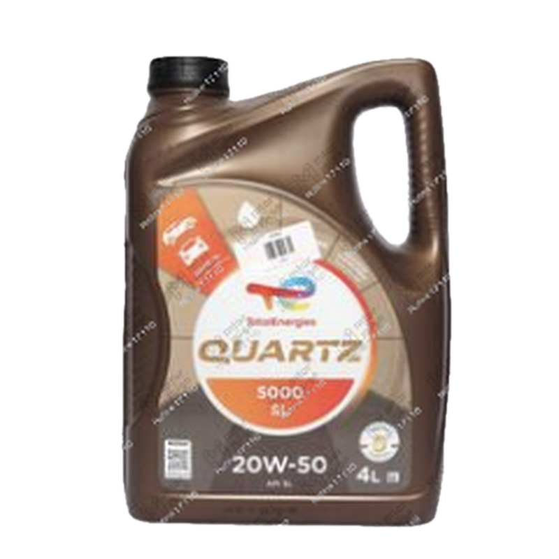 توتال كوراتز 4 لتر 5000 كم 20W50 API SL QUARTZ 5000