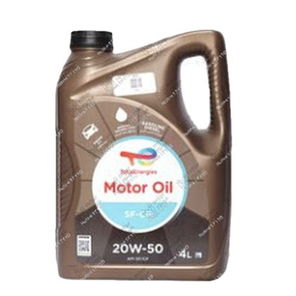 [HY-AMC-160-0611-OIL-0147] توتال موتور اويل  4 لتر  3000 كم  20W50 API SF/CF MOTOR OIL