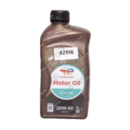 [HY-AMC-160-0611-OIL-0148] توتال موتور اويل غاز  3000 كم 1 لتر  20W50 API SG