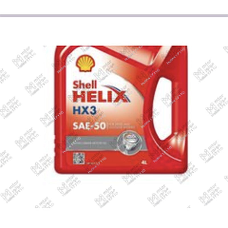 شل احمر تقيل احادي 3000 كم 4 لتر SAE50 API SL/CF