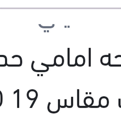مساحه امامي حديد هوك مقاس 19 ECO