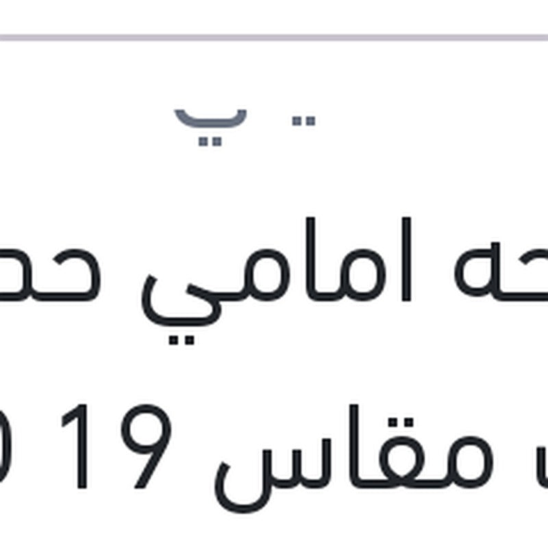 مساحه امامي حديد هوك مقاس 19 ECO