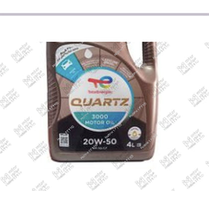 توتال كوارتز 4 لتر 3000كم 20W50 API SG/CF QUARTZ 3000 MOTOR OIL