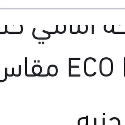 مساحه امامي حديد ECO New مقاس 20