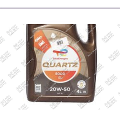 توتال كوراتز 4 لتر 5000 كم  20W50 API SL QUARTZ 5000