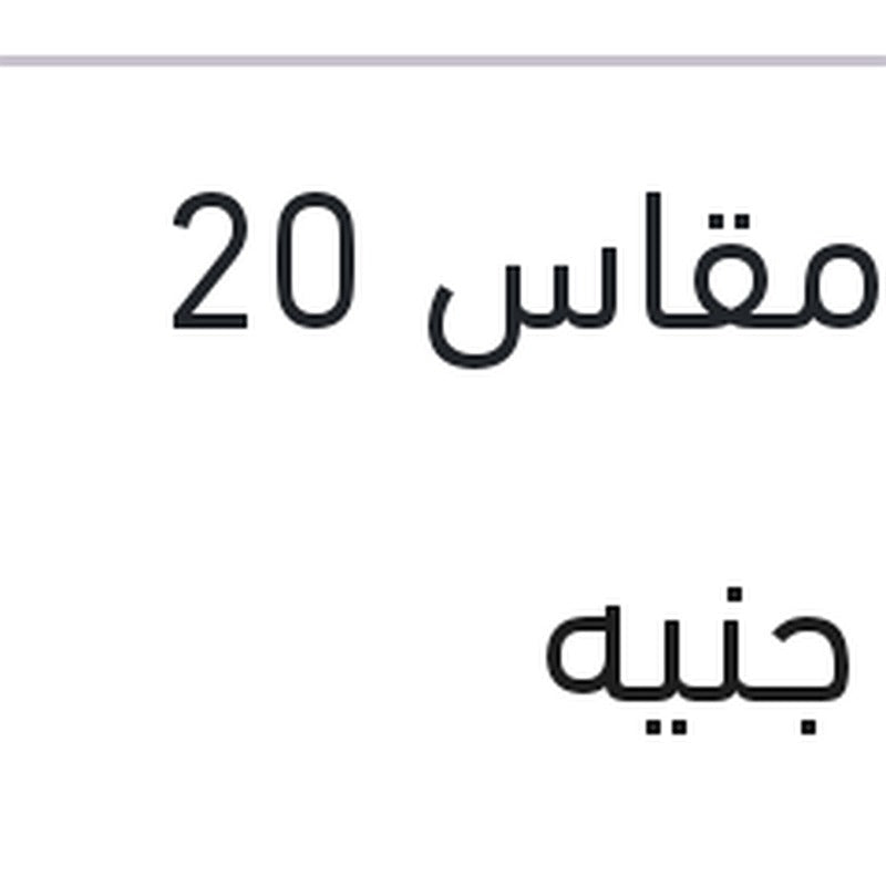 مساحة امامي Aero Eco مقاس 20