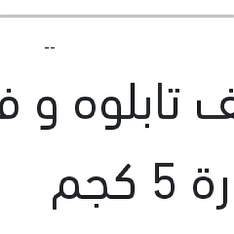 منظف تابلوه و فرش السيارة 5 كجم
