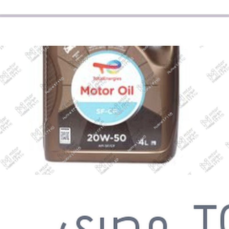 توتال موتور اويل 4 لتر 3000 كم 20W50 API SF/CF MOTOR OIL