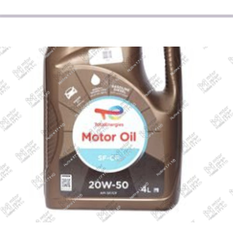 توتال موتور اويل 4 لتر 3000 كم 20W50 API SF/CF MOTOR OIL