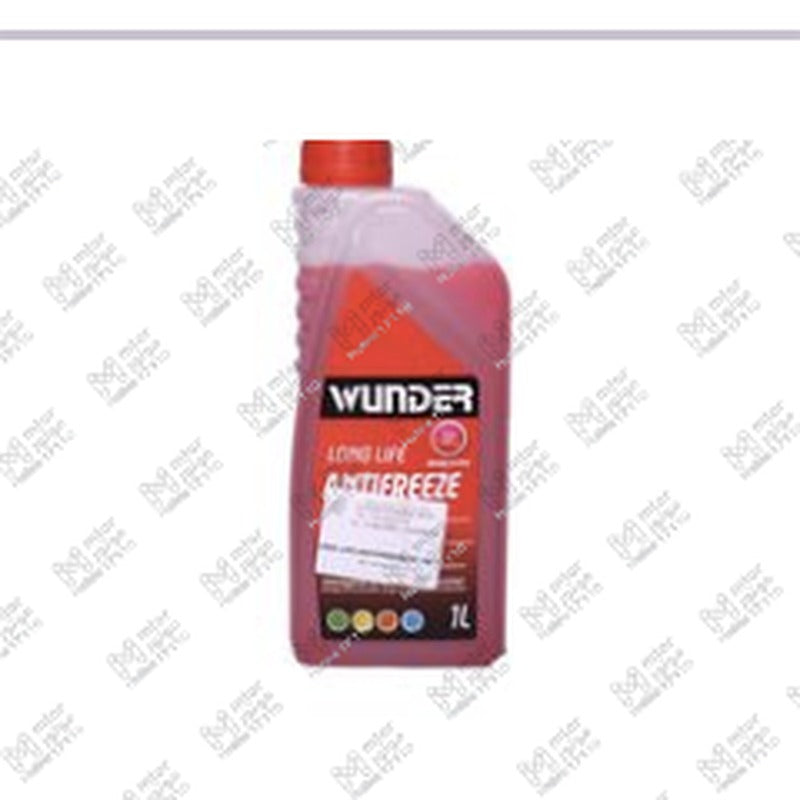 وندر مياه تبريد 1 لتر حمراء تركيز 50% Long Life Antifreeze -37
