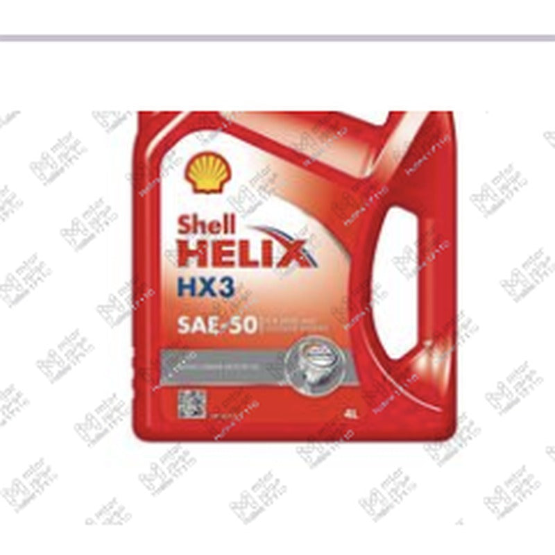 شل احمر تقيل احادي 3000 كم 4 لتر SAE50 API SL/CF