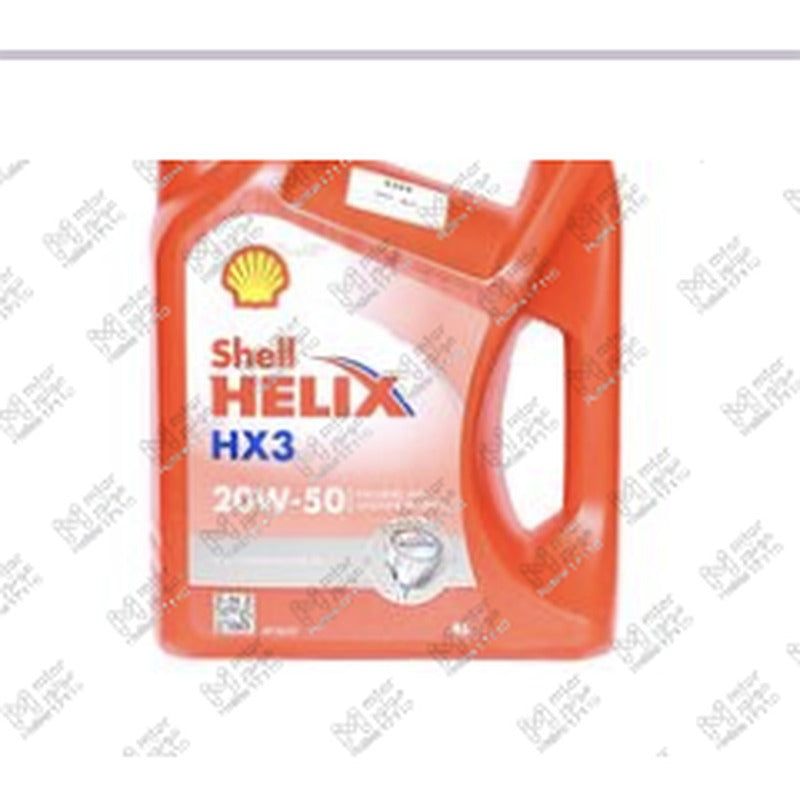 شل احمر خفيف متعدد 3000 كم 4 لتر 20W50 HX3 API SL/CF