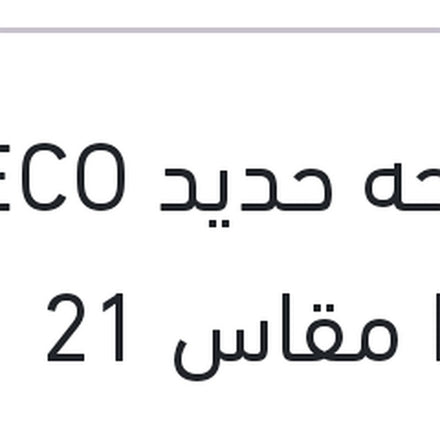 
مساحه حديد ECO New مقاس 21