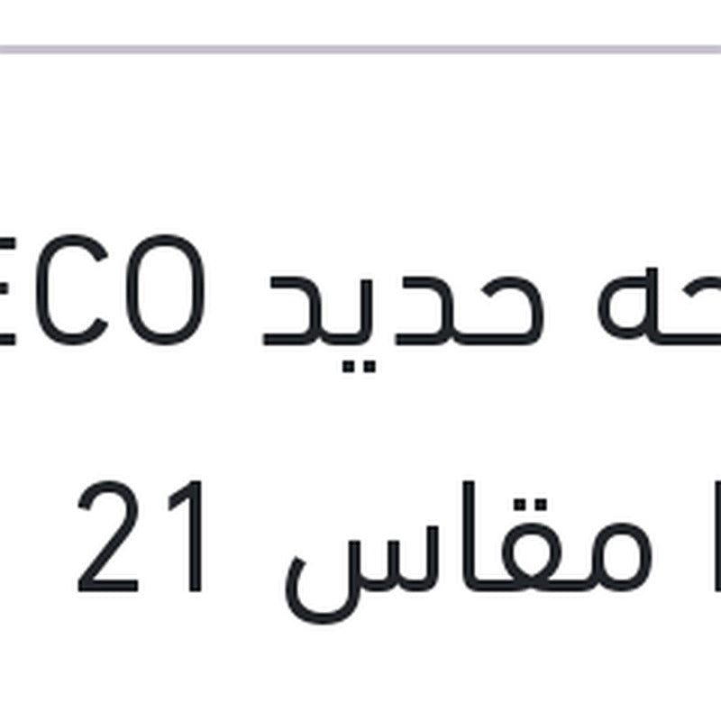 مساحه حديد ECO New مقاس 21
