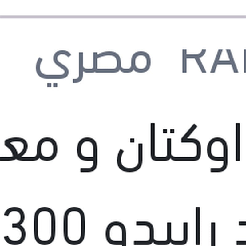 رافع اوكتان و معالج وقود رابيدو 300 مللي