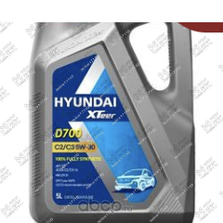 
هيونداي اكستير زيت موتور 10000 5 لتر 5W30 C2/C3 API SP D700