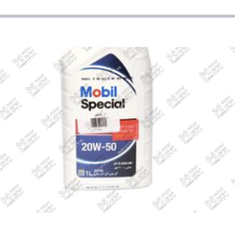 موبيل سبشيال ابيض 3000 كم 1 لتر 20W50 API SG