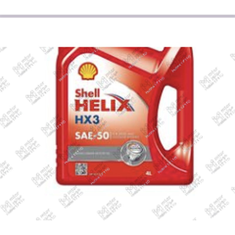 شل احمر تقيل احادي 3000 كم 4 لتر SAE50 API SL/CF