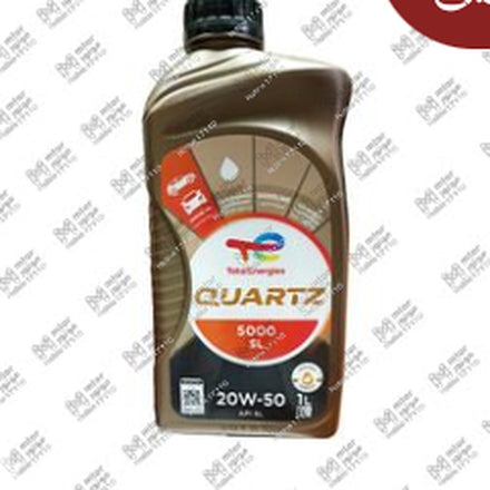 
توتال كوارتز 1 لتر 5000 كم 20W50 API SL QUARTZ 5000