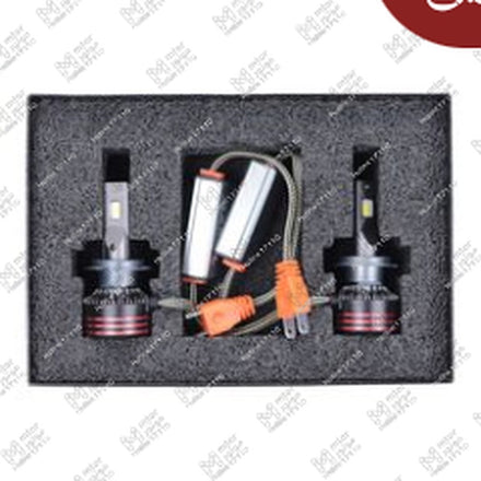 
طقم ليد H7 M8 كامل بالفيشة كنزي اصلي (بضمان 6 شهور)