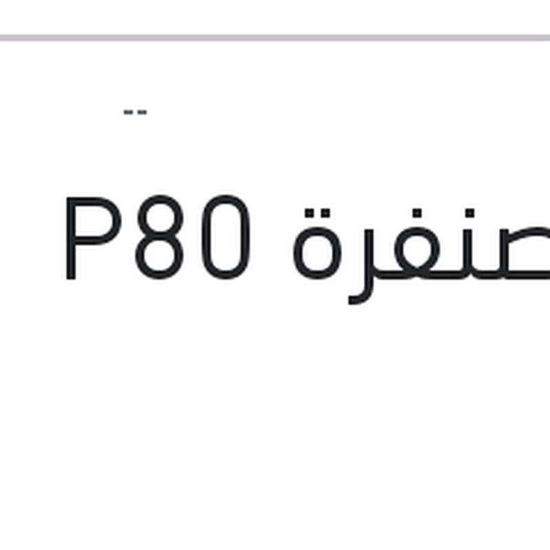 
فرخ صنفرة P80