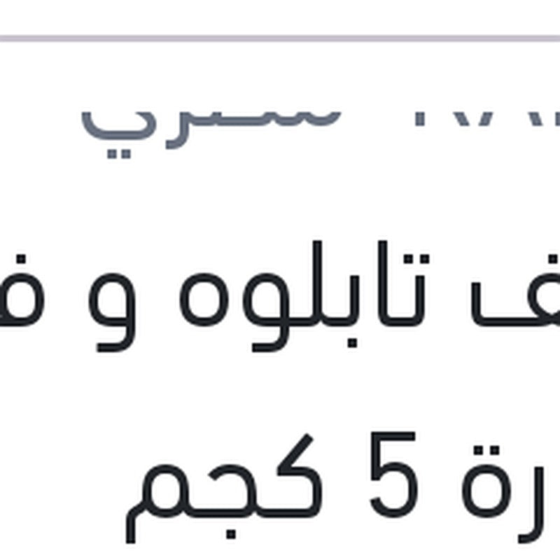 
منظف تابلوه و فرش السيارة 5 كجم