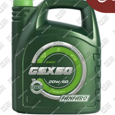 
زيت موتور GSX50 فانفارو 4 لتر 5000 كم API SN/CH4 20W50