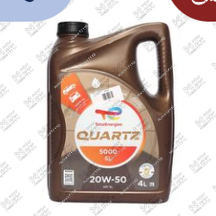 
توتال كوراتز 4 لتر 5000 كم 20W50 API SL QUARTZ 5000