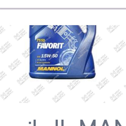 
مانول فيفوريت 7000 كم 4 لتر 15W50 API SL/CF-4