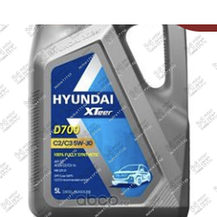 
هيونداي اكستير زيت موتور 10000 5 لتر 5W30 C2/C3 API SP D700