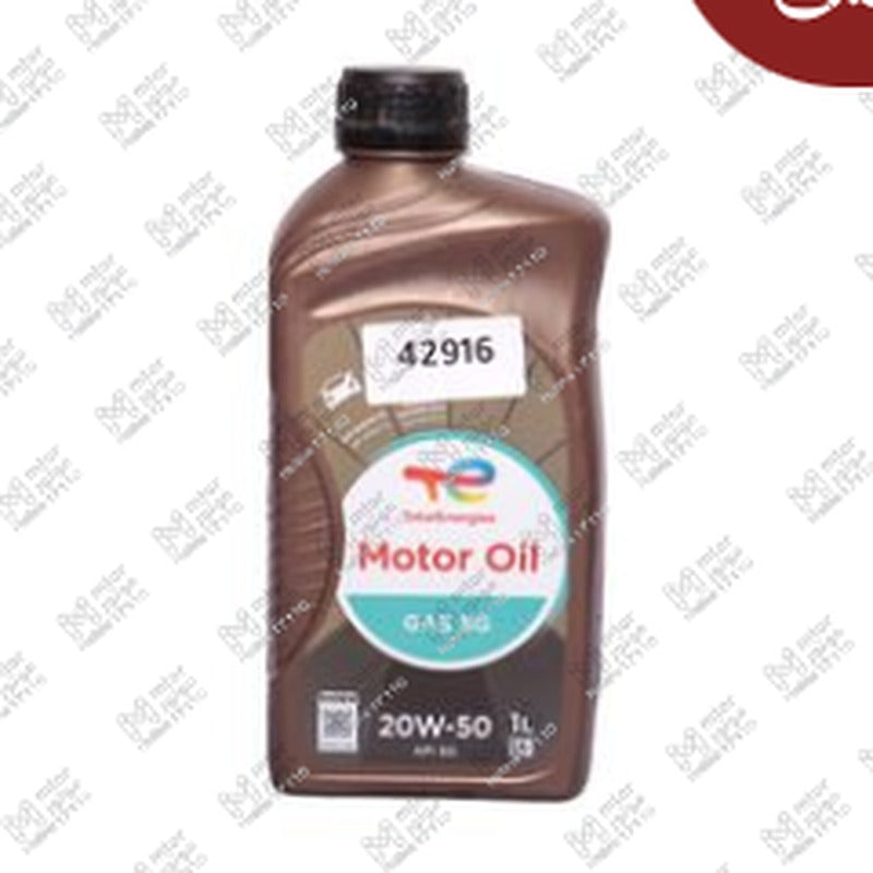 
توتال موتور اويل غاز 3000 كم 1 لتر 20W50 API SG