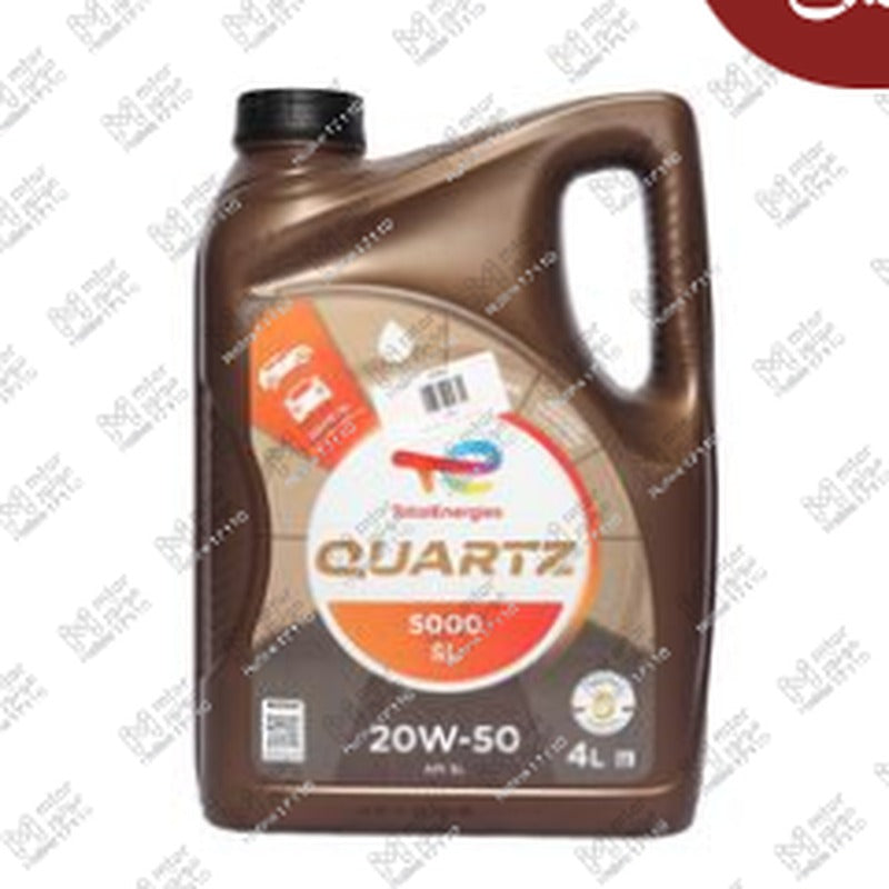 
توتال كوراتز 4 لتر 5000 كم 20W50 API SL QUARTZ 5000