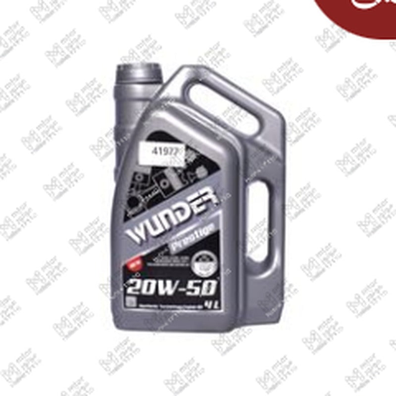 
وندر زيت موتور بريستيج 4 لتر 5000 كم 20W50 SPI SL/CF